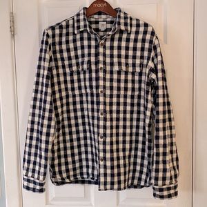 GAP Men’s 100% Cotton Flannel Button Up